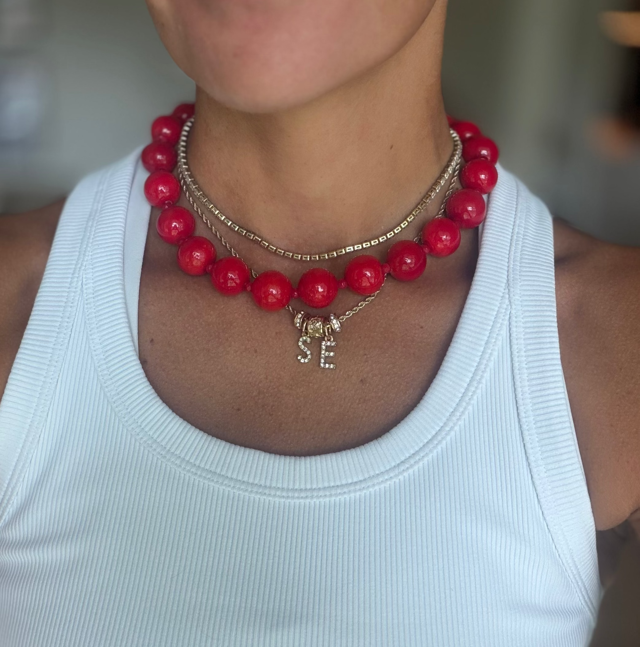 poppy necklace