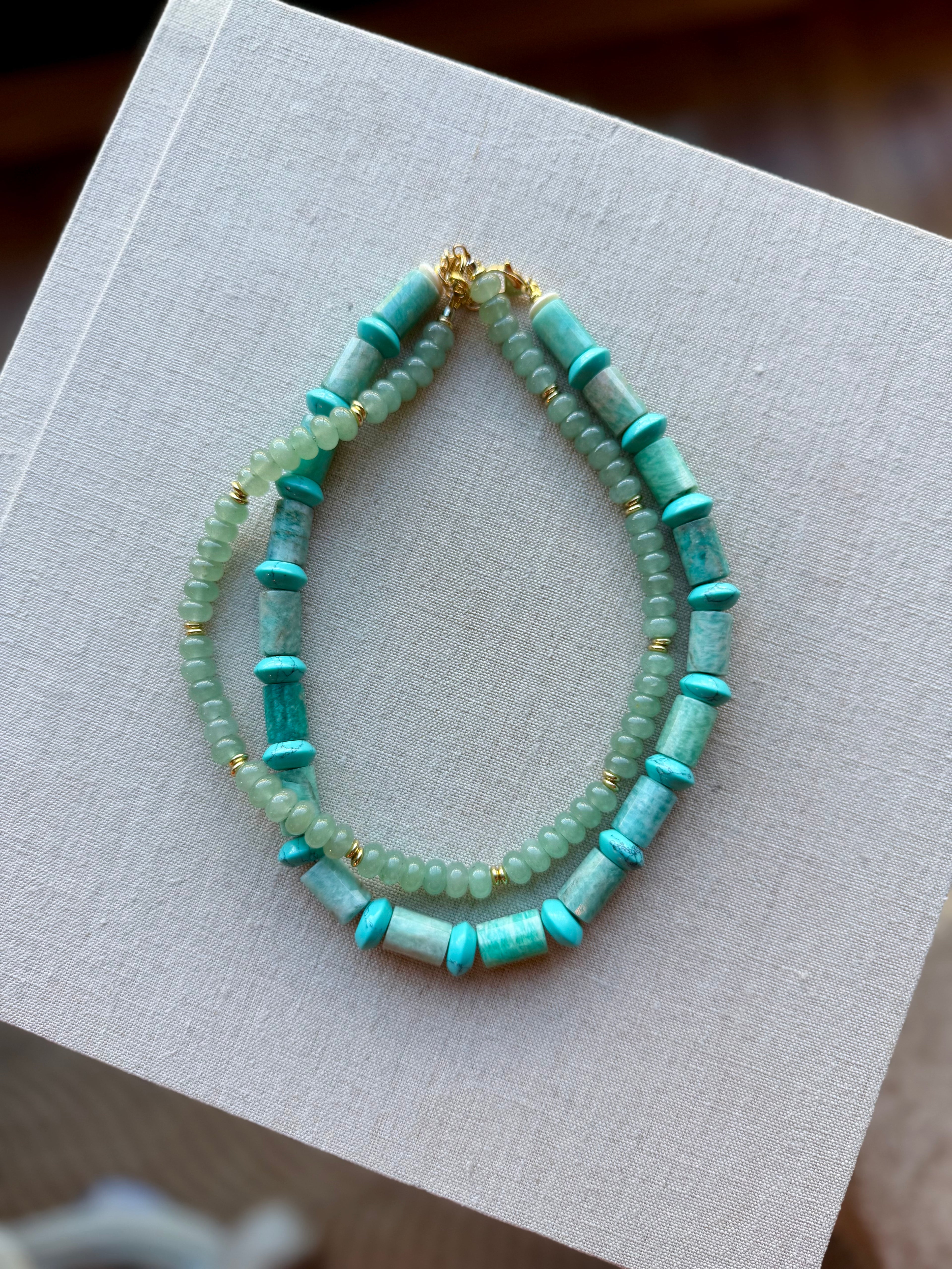 seafoam mist necklace