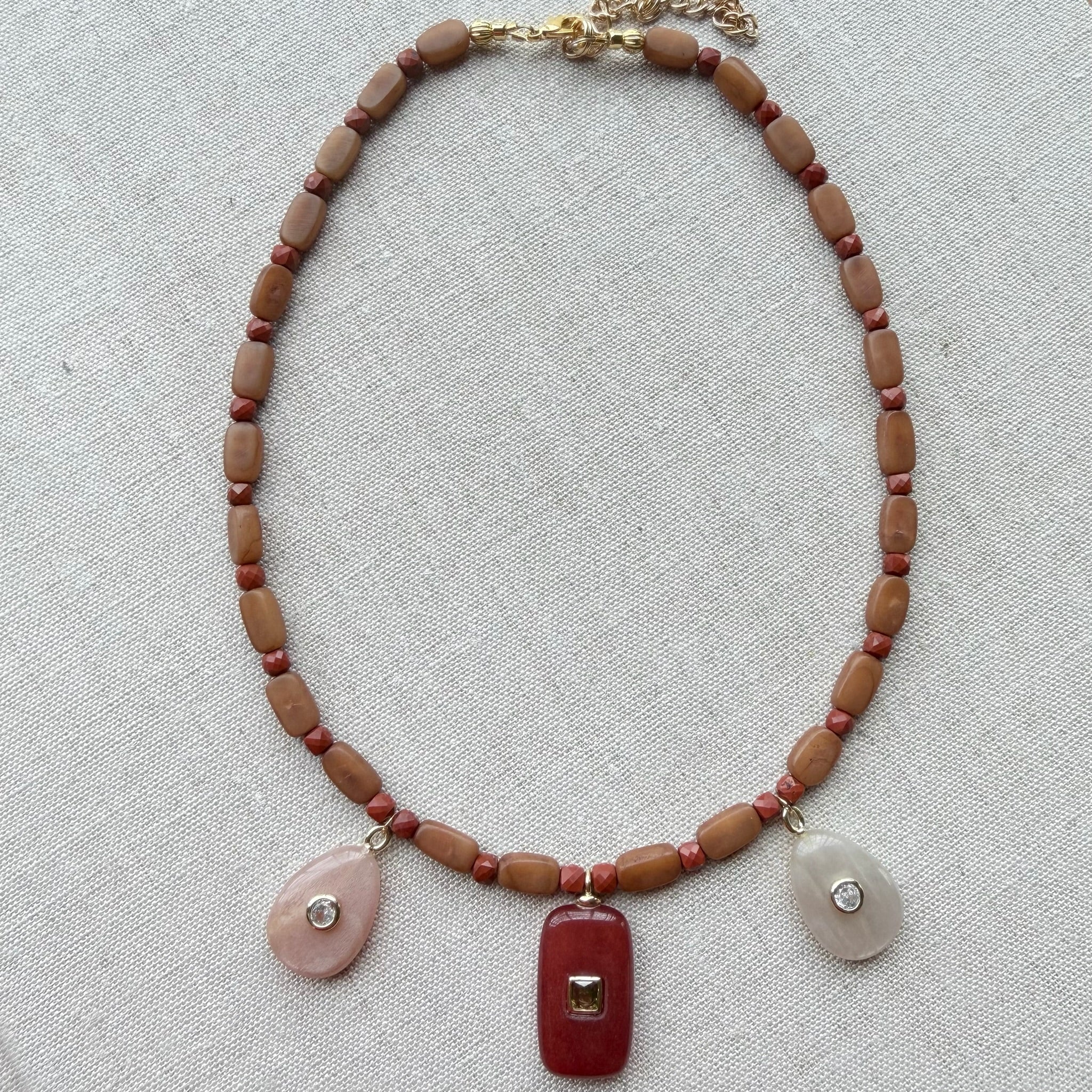 sunset heirloom necklace
