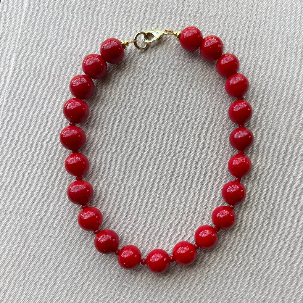 poppy necklace