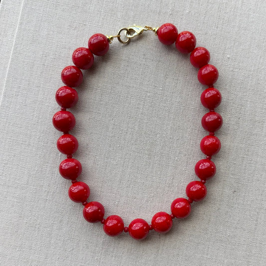 poppy necklace
