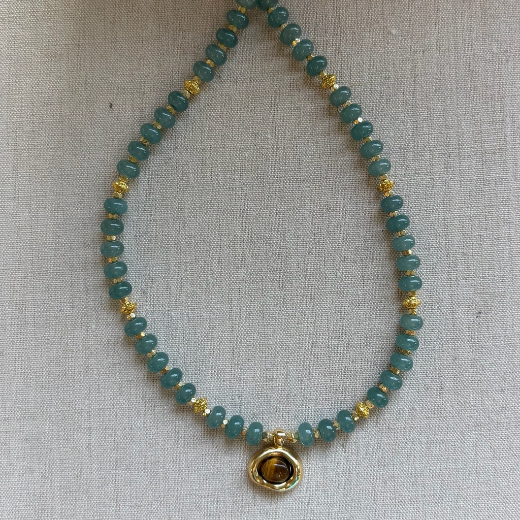 sea glass & gold necklace (PRE-ORDER!)