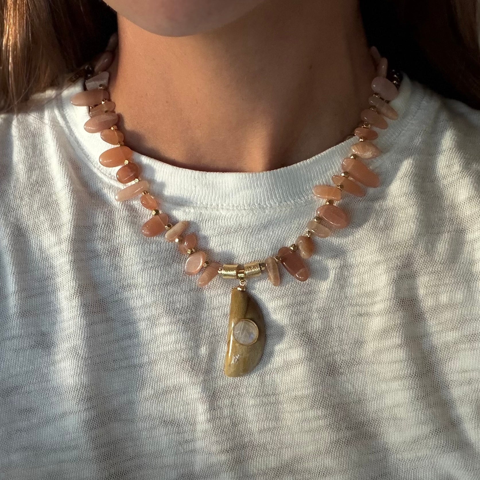 The Blushing Cliffs Necklace