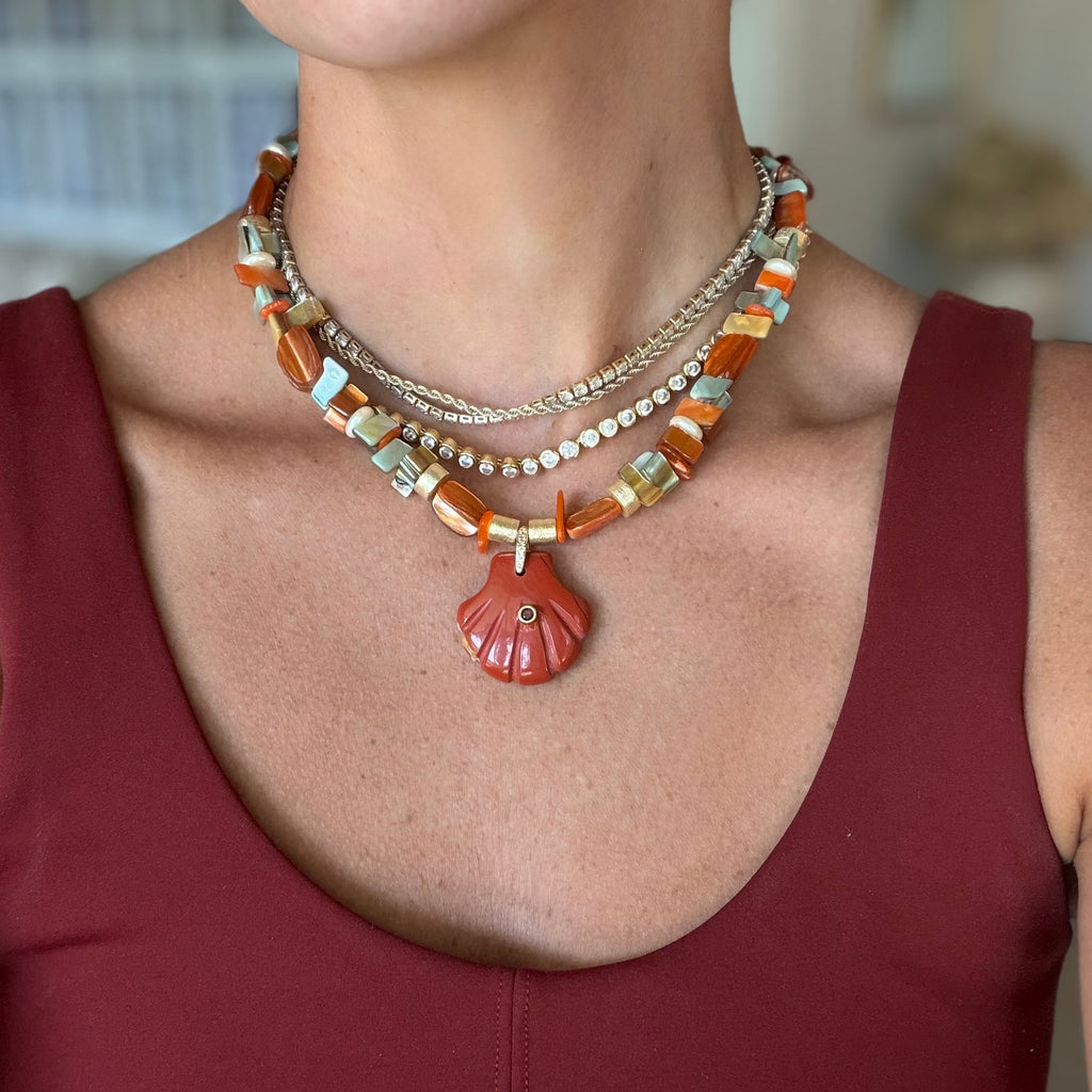 The Terracotta Tide Necklace
